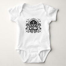 Moon child witchy quotes floral crescent moon