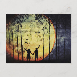 Moon Children Postcard