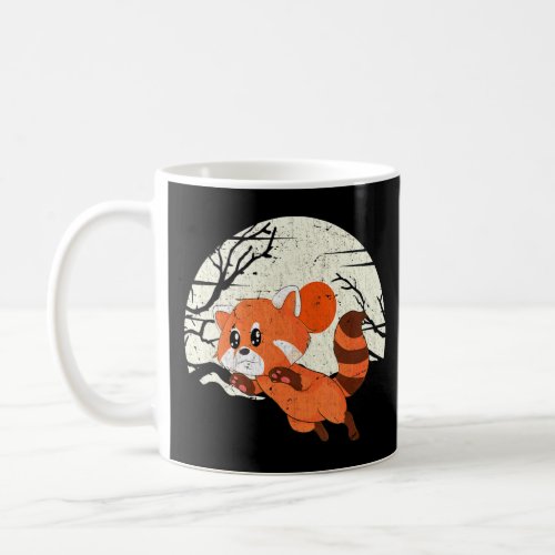 Moon China Wildlife Forest Animal Chinese Red Pand Coffee Mug