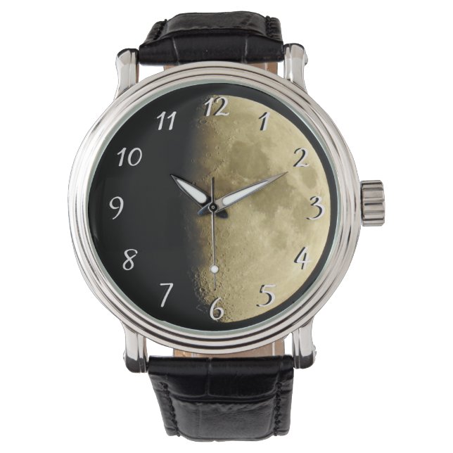 Moon Close Up Photo  Watch (Front)