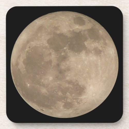 Moon Coasters Customize Full Moon Drink Coasters