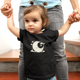 Moon Collage Baby Cartoon Baby T-Shirt