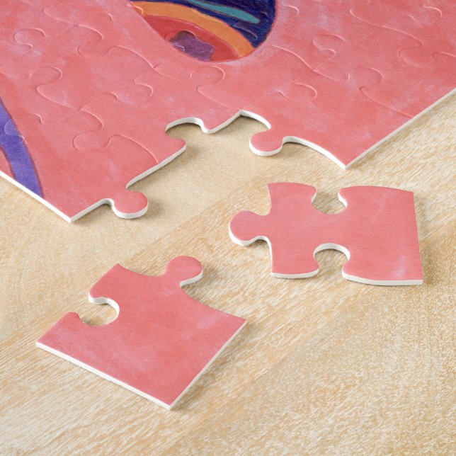 "Moon Crashers" Abstract Art Jigsaw Puzzle (Side)