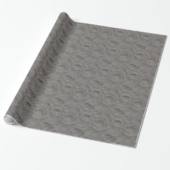 Moon Craters  Lunar Surface Wrapping Paper by Barzee at Zazzle