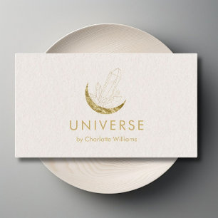 Moon Crystal Energy Healer Business Card