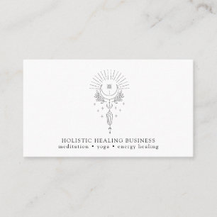 Moon Crystals Holistic Healing Business Card
