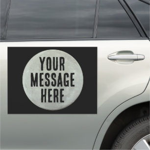 MOON CUSTOM BIG CAR MAGNET
