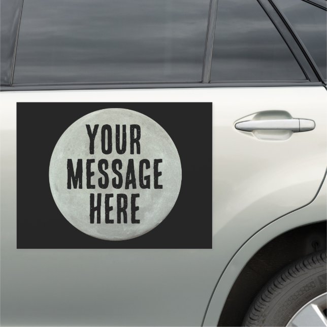 MOON CUSTOM BIG CAR MAGNET (In Situ)