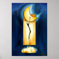 Moon Dance by Artist Alfred Gockel Poster
