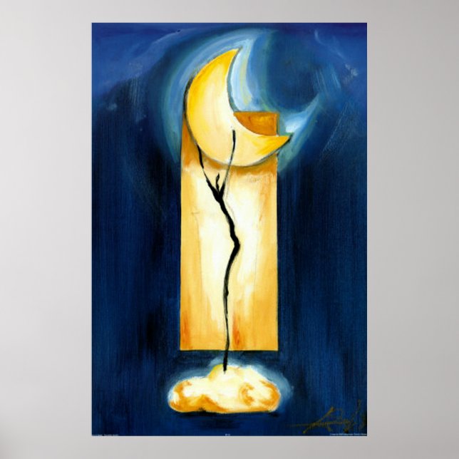 Moon Dance by Artist Alfred Gockel Poster (Front)