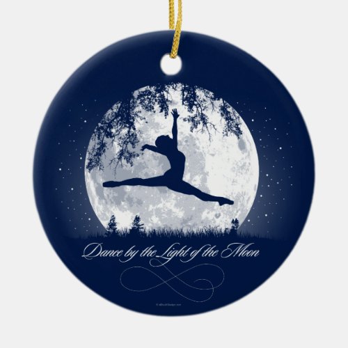 Moon Dance Ceramic Ornament