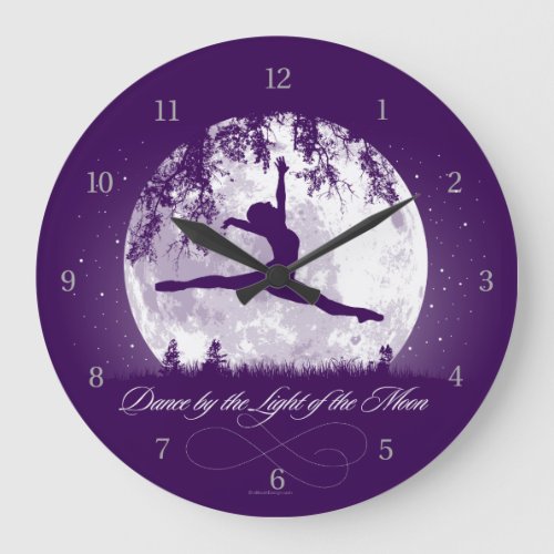 Moon Dance Large Clock