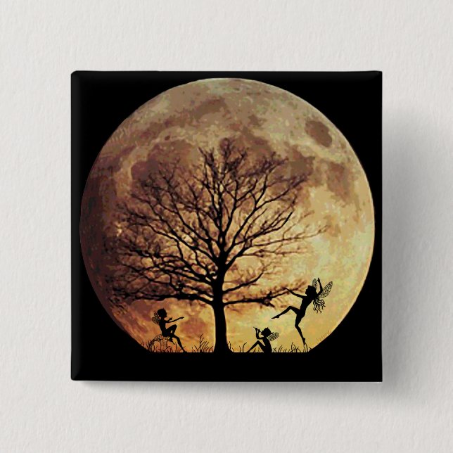 Moon Dance Pinback Button (Front)