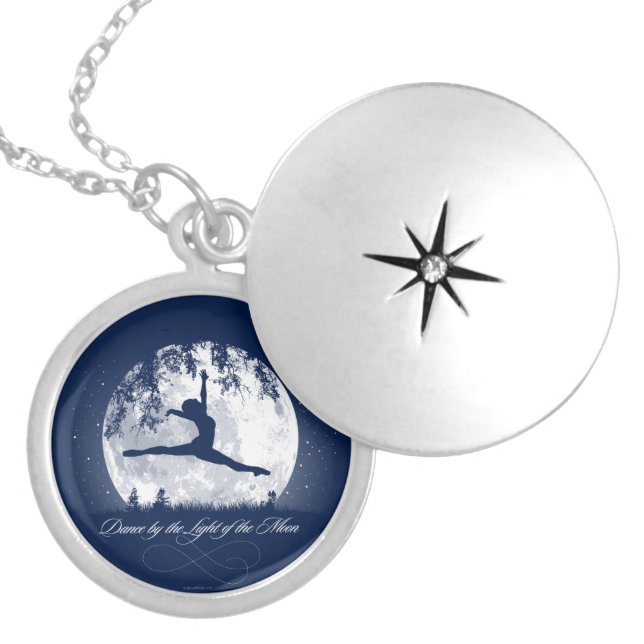 Moon Dance Silver Plated Necklace (Front)