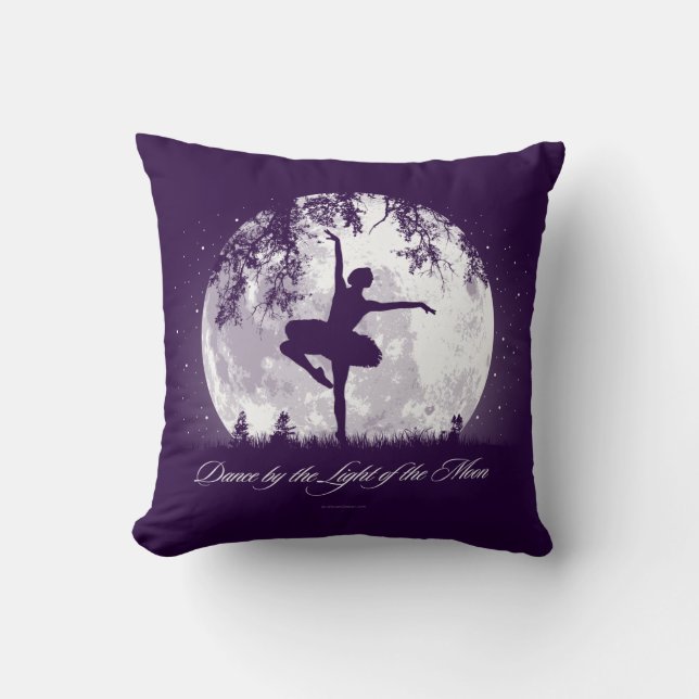 Moon Dance Throw Pillow (Front)