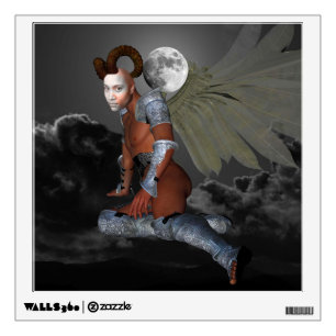 Moon Demon Wall Decal