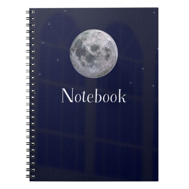 Moon design Notebook (Front)