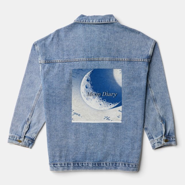 Moon Diary Denim Jacket (Back)