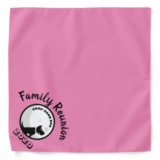 Moon Dog Bandana pink