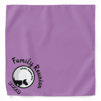 Moon Dog Bandana purple