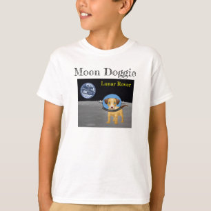 Moon Doggie Lunar Rover in Outer Space T-Shirt