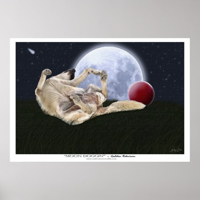 "MOON DOGGIN' Art Prints & Posters (Front)
