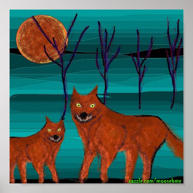 Moon dogs 9x9 poster (Front)
