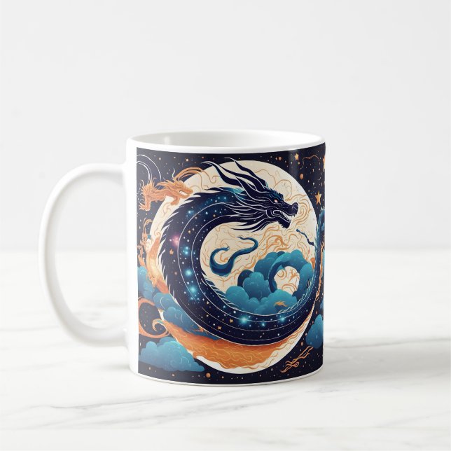 moon dragon coffee mug (Left)
