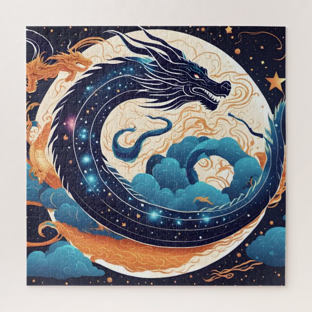 moon dragon puzzle (Vertical)
