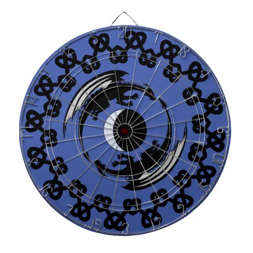 Moon Dragons Fantasy Design Dartboard