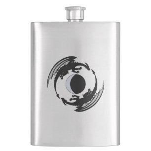 Moon Dragons Fantasy Design Flask