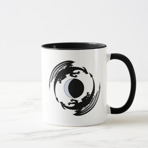 Moon Dragons Fantasy Design Mug