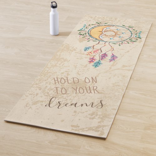 Moon Dream Catcher ID378 Yoga Mat