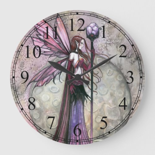 Moon Dream Fairy Fantay Art Clock