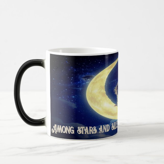 Moon Dreamer Mug – Simple Magical Coffee Cup  (Left)