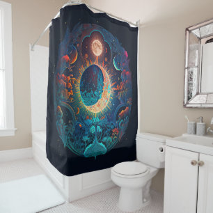 Moon Dreams Shower Curtain