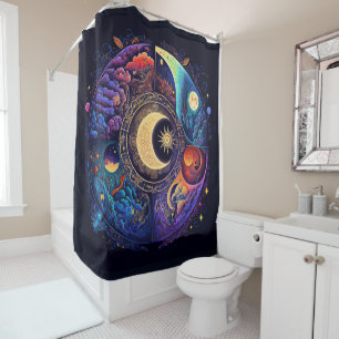 Moon Dreams Shower Curtain