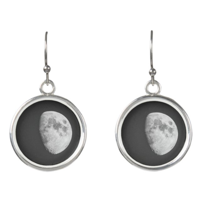 Moon | Drop Earrings (Front)