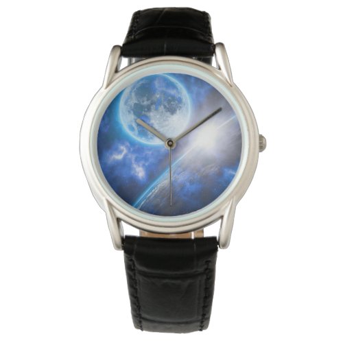 Moon Earth Edge Line Watch