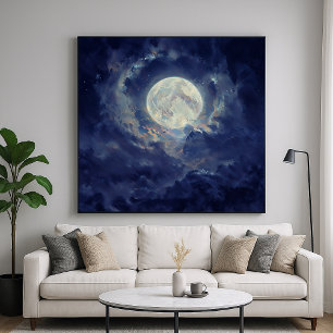 Moon - Ethereal Art Design Poster