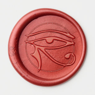 Moon Eye Of Horus Wax Seal Sticker