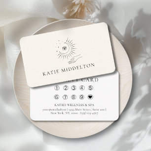 Moon Eye Yoga Reiki Wellness Salon 10 Loyalty Card