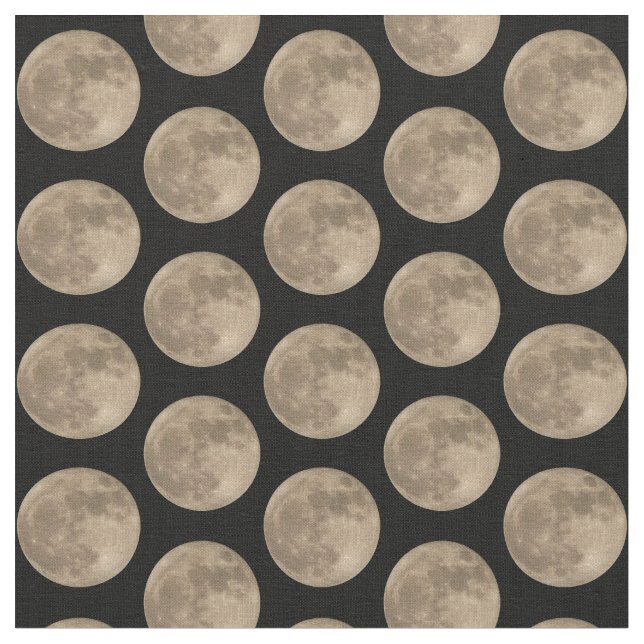 Moon Fabric Full Moon Fabric Custom Moon Fabric (Close Up)