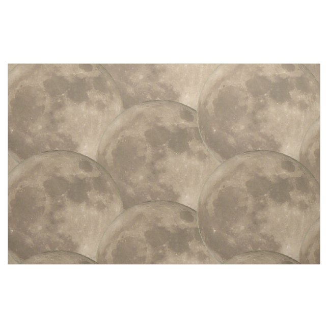 Moon Fabric Full Moon Fabric Custom Moon Fabric (Fat Quarter)