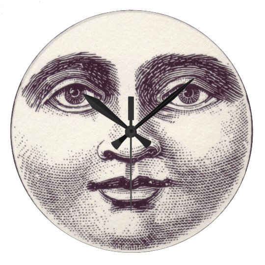 Moon Face Clock
