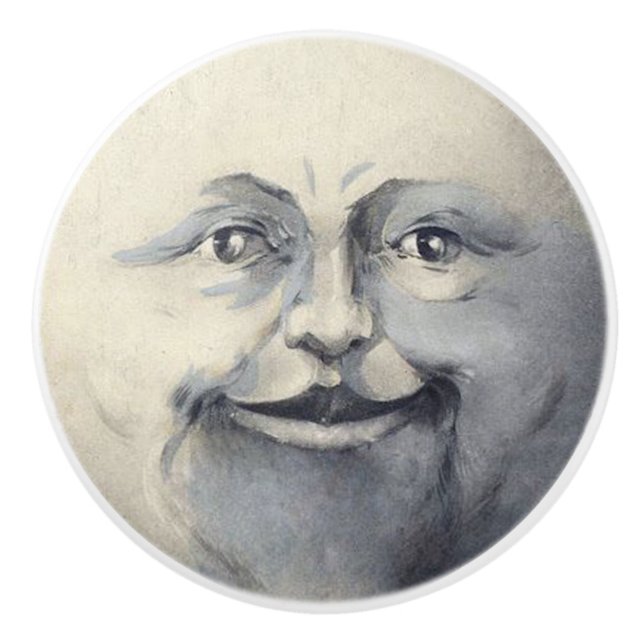 Moon Face Door or Drawer Pulls (Front)