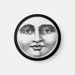 Moon Face Magnet