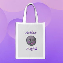 Moon Face purple ribbon lupus