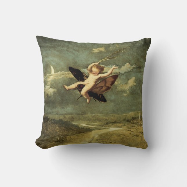"Moon Fairies II" by John Naish - Pillow (Front)