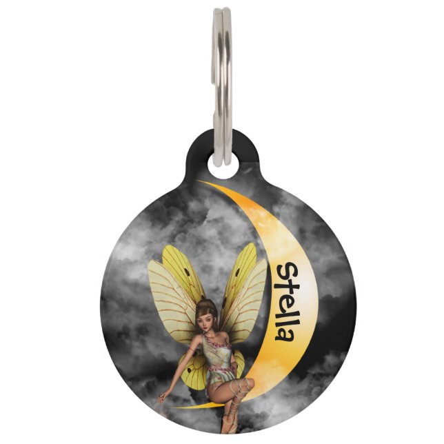 Moon Fairy Pet ID Tag (Front)